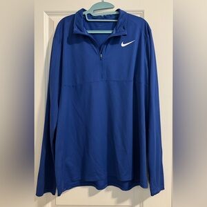 Nike Men's Performance pullover in Royal Blue